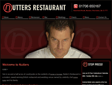 Tablet Screenshot of nuttersrestaurant.co.uk